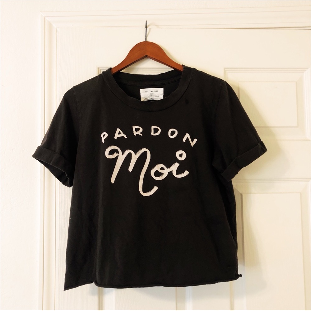 Cropped Anthropologie Tee